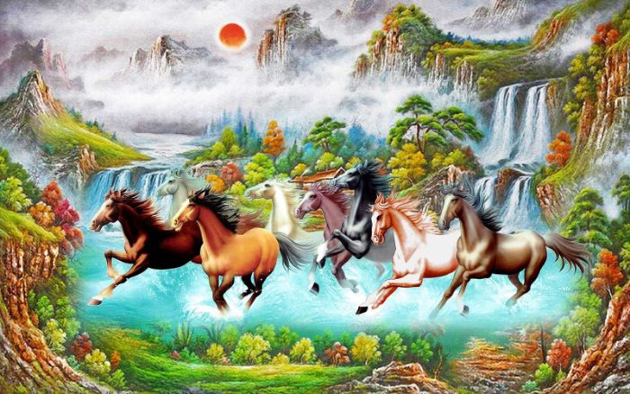 Mơ được người yêu tặng bức tranh vẽ đàn ngựa, cặp số may mắn là 03 - 38
